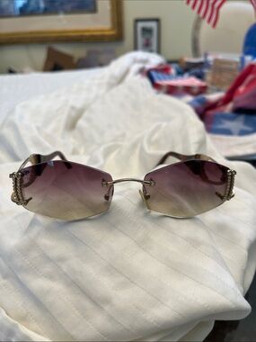 CAVIAR Rhinestone-Embellished Tortoiseshell SunGlasses - gBrown